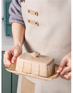 Enamel Butter & Cheese Dish with Lid | Retro Style | 19.3x14.2cm | 3 Colours