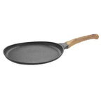 Nonstick Crepe Pan 6 8 10 Inch Flat Pan With Stay Cool Handle For Induction And Gas Stoves