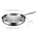 Titanium Coated Stainless Steel Skillet 26cm