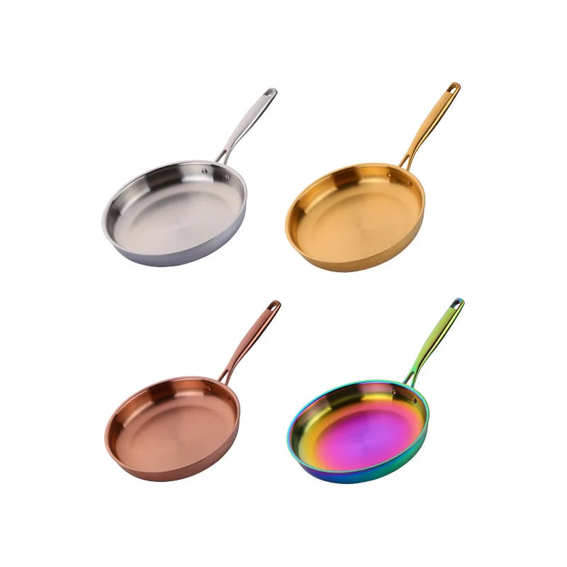304 Stainless Steel Skillet 28cm