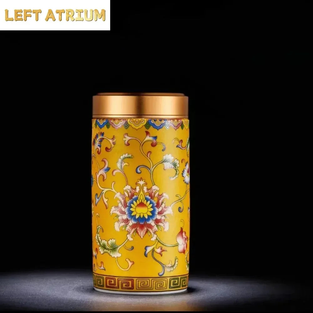 Ceramic Tea Canister & Storage Jar with Lid | Sealed | Multiple Colours