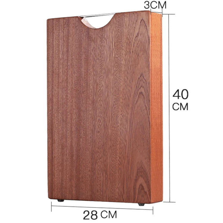 Solid Wood Rectangular Cutting Board – Eco-Friendly, Great for Chopping Fruit, Vegetables, and Everyday Kitchen Preparation 40x28x3cm