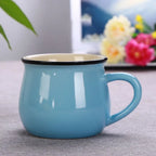 Nordic Ceramic Coffee Mug & Tea Cup – Solid Colour, Vintage Style, Available in 300ml & 400ml, Multiple Colours