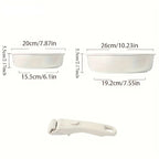 Non-Stick Frying Pan with Detachable Handle Available in : 20cm, 26cm sizes