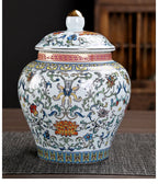 Ceramic Storage Pot & Tea Jar with Lid | Large Capacity | 5 Designs