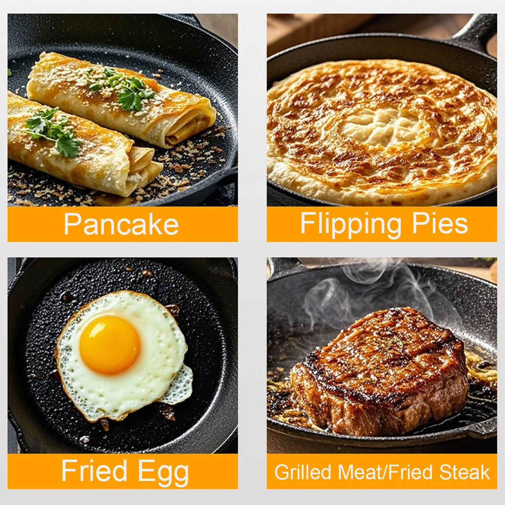 Cast Iron Pan Set – 3 Piece Non-Stick