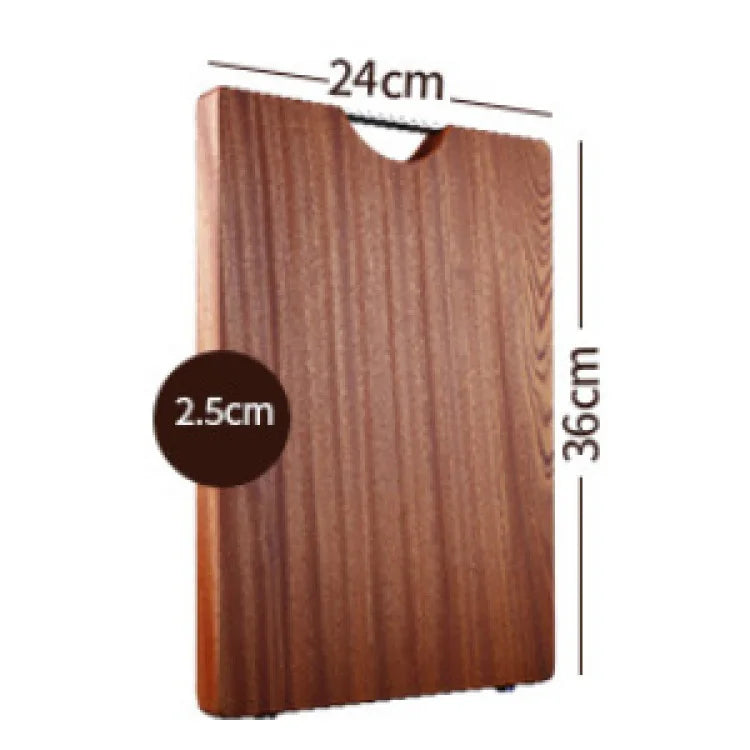 Solid Wood Rectangular Cutting Board – Eco-Friendly, Great for Chopping Fruit, Vegetables, and Everyday Kitchen Preparation 36x24x2.5cm