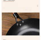 Handmade Uncoated Cast Iron Skillet 28cm