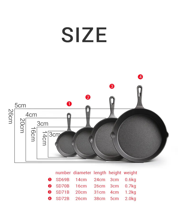 pre-seasoned cast iron skillet