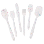 6-Piece Silicone Spatula Set – Food-Grade, Heat Resistant , Non-Scratch, Dishwasher Safe, Great for Baking, Cooking, and Everyday Kitchen Use
