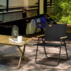 Oxford Fabric Folding Camping Chair | Lightweight & Portable | 2 Colours