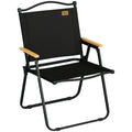 Oxford Fabric Folding Camping Chair | Lightweight & Portable | 2 Colours black UNITED KINGDOM