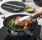 28cm Pre-Seasoned Carbon Steel Frying Pan – Uncoated, Oven Safe | Gas & Induction Compatible