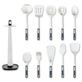 Silicone Kitchen Utensil Set with ABS Handle – Heat Resistant, Non-Stick Safe, Eco-Friendly, Great for Cooking, Baking, and Everyday Kitchen Use 10-Piece Set