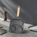 Cast Iron Kitchen Egg Frying Pan 3 Cup Nonstick Breakfast Pan For Gas And Induction Stoves Burger Sausage