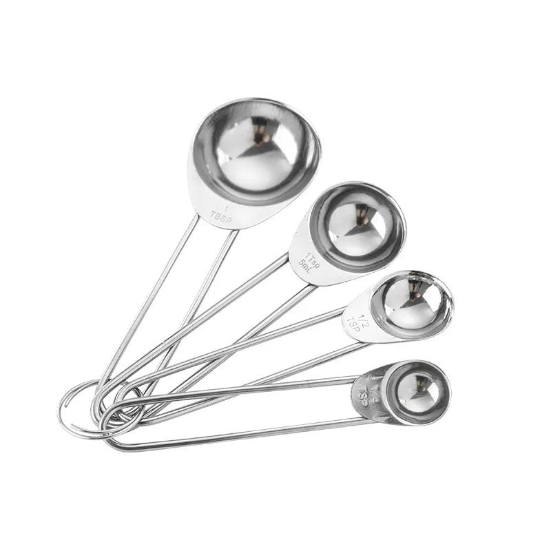 Stainless Steel Measuring Spoon & Cup Set Measuring Spoon Set 4