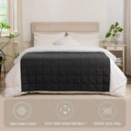 Microfibre Weighted Blanket for Adults | 3 Sizes | Grey