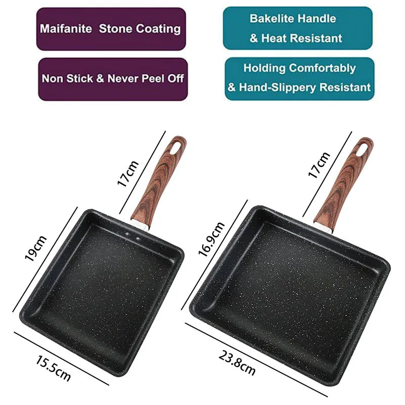 Non-Stick Square Omelette Pan