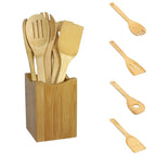 Bamboo Kitchen Utensil Set — 6 Piece