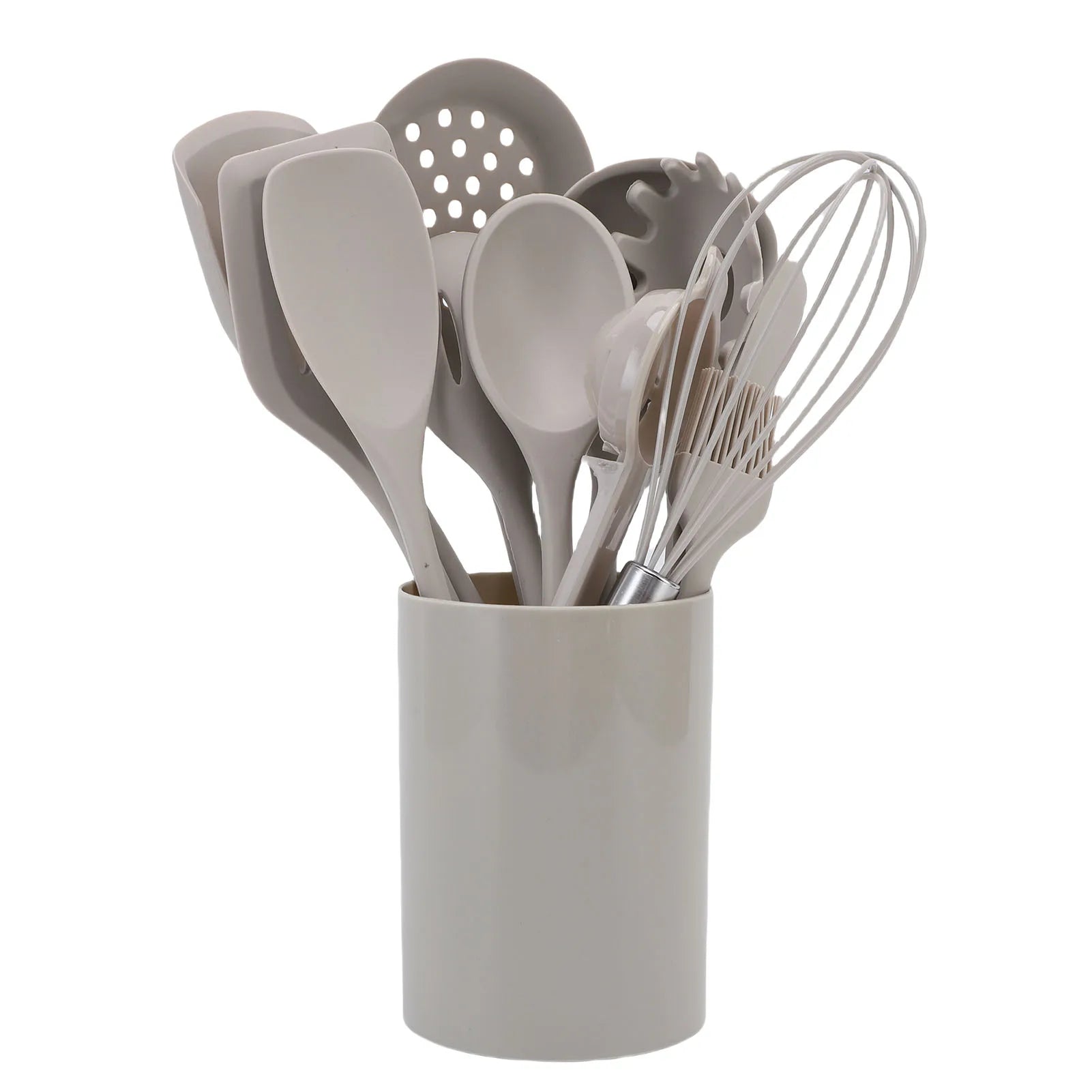 Silicone Utensil Set with Holder Default Title