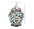 Ceramic Storage Pot & Tea Jar with Lid | Large Capacity | 5 Designs