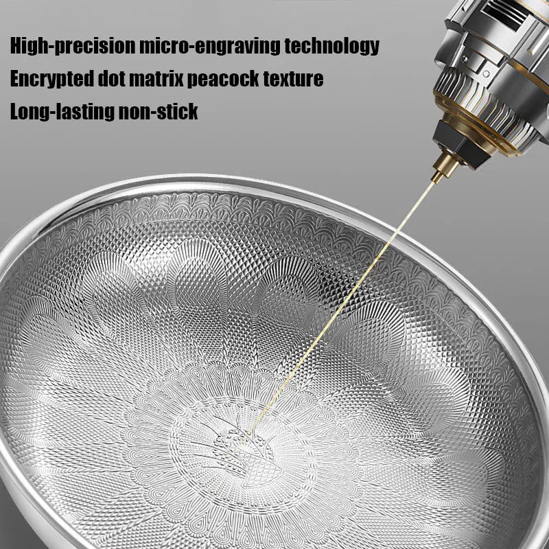 Pure Titanium Hammered Skillet 28cm