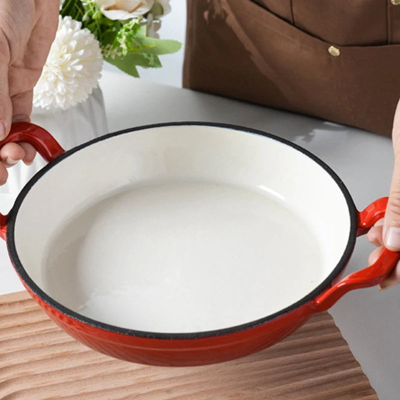Cast Iron Pan with Dual Handles – Oven Safe, Induction & All Hob Compatible