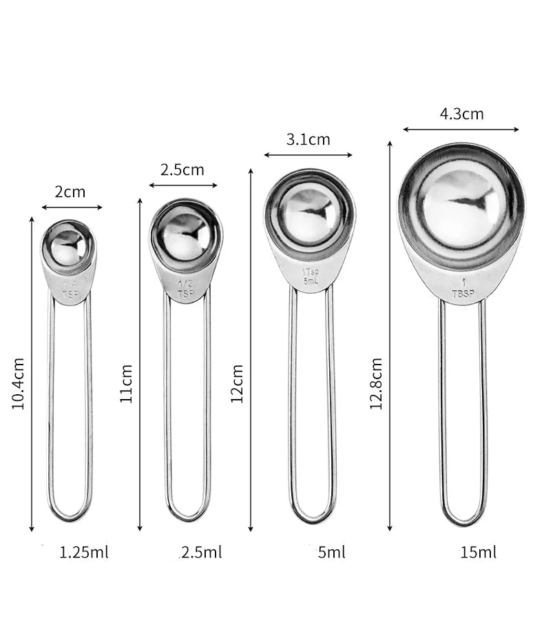Stainless Steel Measuring Spoon & Cup Set