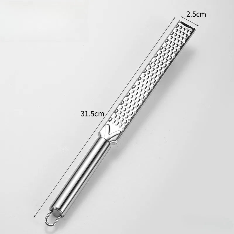 Stainless Steel Kitchen Grater, Zester & Peeler – Available in Different Sizes and Shapes Stainless Steel Long Fine Zester