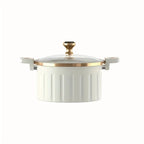 Enamel Stew Pot with Double Handles | Gas & Induction | 2 Colours