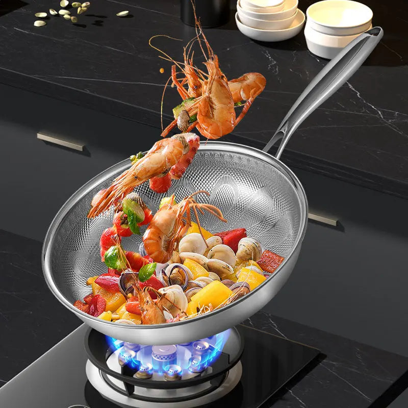 Pure Titanium Hammered Skillet 28cm