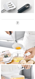 Silicone Kitchen Utensil Set with ABS Handle – Heat Resistant, Non-Stick Safe, Eco-Friendly, Great for Cooking, Baking, and Everyday Kitchen Use