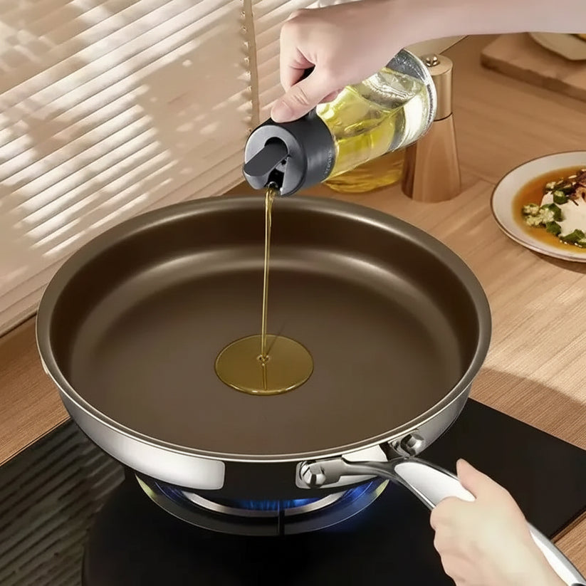 304 Stainless Steel Uncoated Skillet - Available in 22cm, 24cm, 26cm, 28cm & 30cm