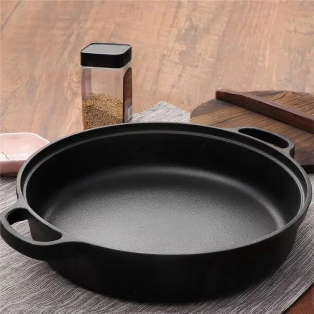 Cast Iron Pan with Dual Handles