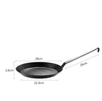 28cm Pre-Seasoned Carbon Steel Frying Pan – Uncoated, Oven Safe | Gas & Induction Compatible