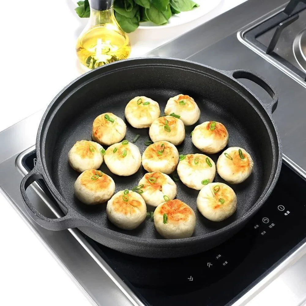Cast Iron Pan with Dual Handles