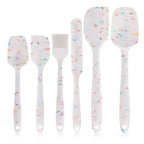 6-Piece Silicone Spatula Set – Food-Grade, Heat Resistant , Non-Scratch, Dishwasher Safe, Great for Baking, Cooking, and Everyday Kitchen Use