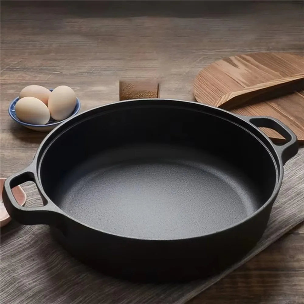 Cast Iron Pan with Dual Handles