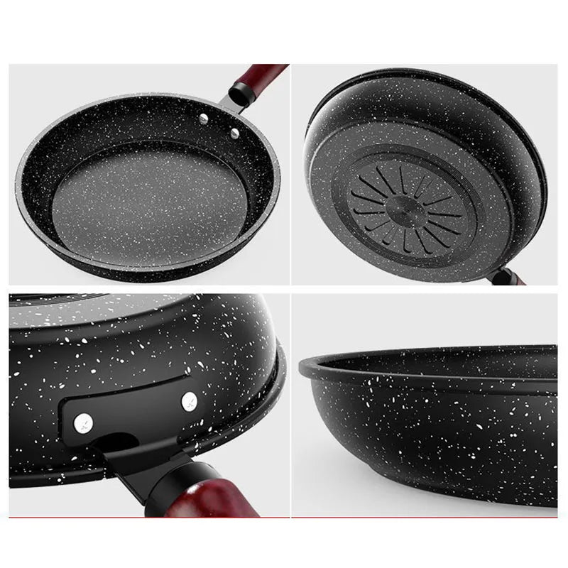 Non-Stick Frying Pan – Skillet for Eggs, Pancakes, Meat, Fish, Searing, Sautéing &amp; Everyday Cooking, Gas & Induction Compatible, Available in 24cm, 26cm & 28cm with Optional Lid