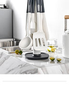 Silicone Kitchen Utensil Set with ABS Handle – Heat Resistant, Non-Stick Safe, Eco-Friendly, Great for Cooking, Baking, and Everyday Kitchen Use