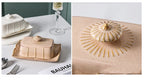 Enamel Butter & Cheese Dish with Lid | Retro Style | 19.3x14.2cm | 3 Colours