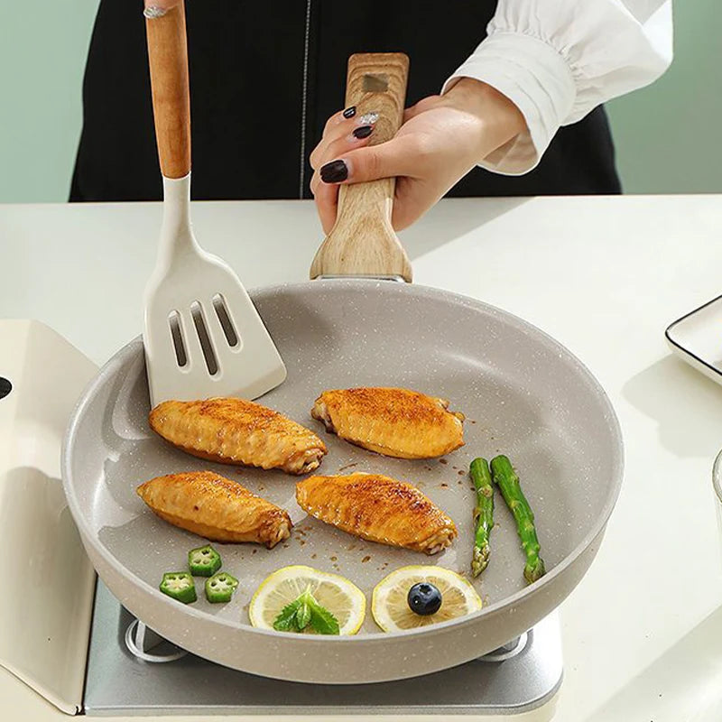 Maifan Stone Non-Stick Frying Pan – PFOA Free, Induction Compatible | 22cm, 24cm, 26cm & 28cm