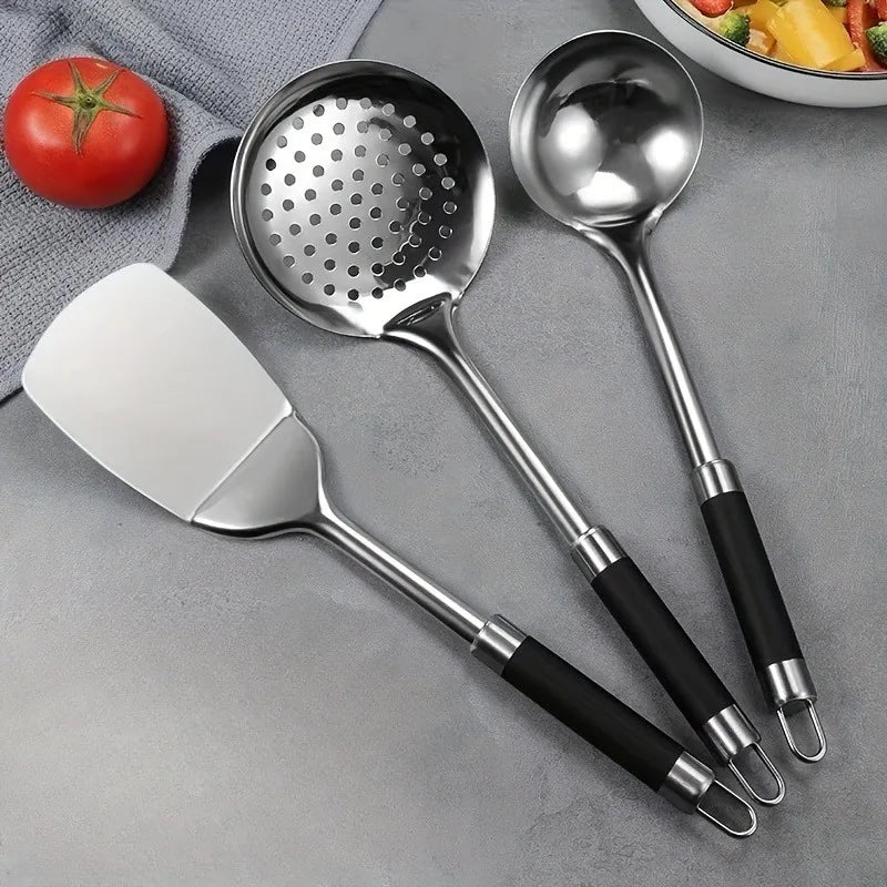 Stainless Steel Cooking Utensil Set — Available in Different Sets or Individual Kitchen Utensils