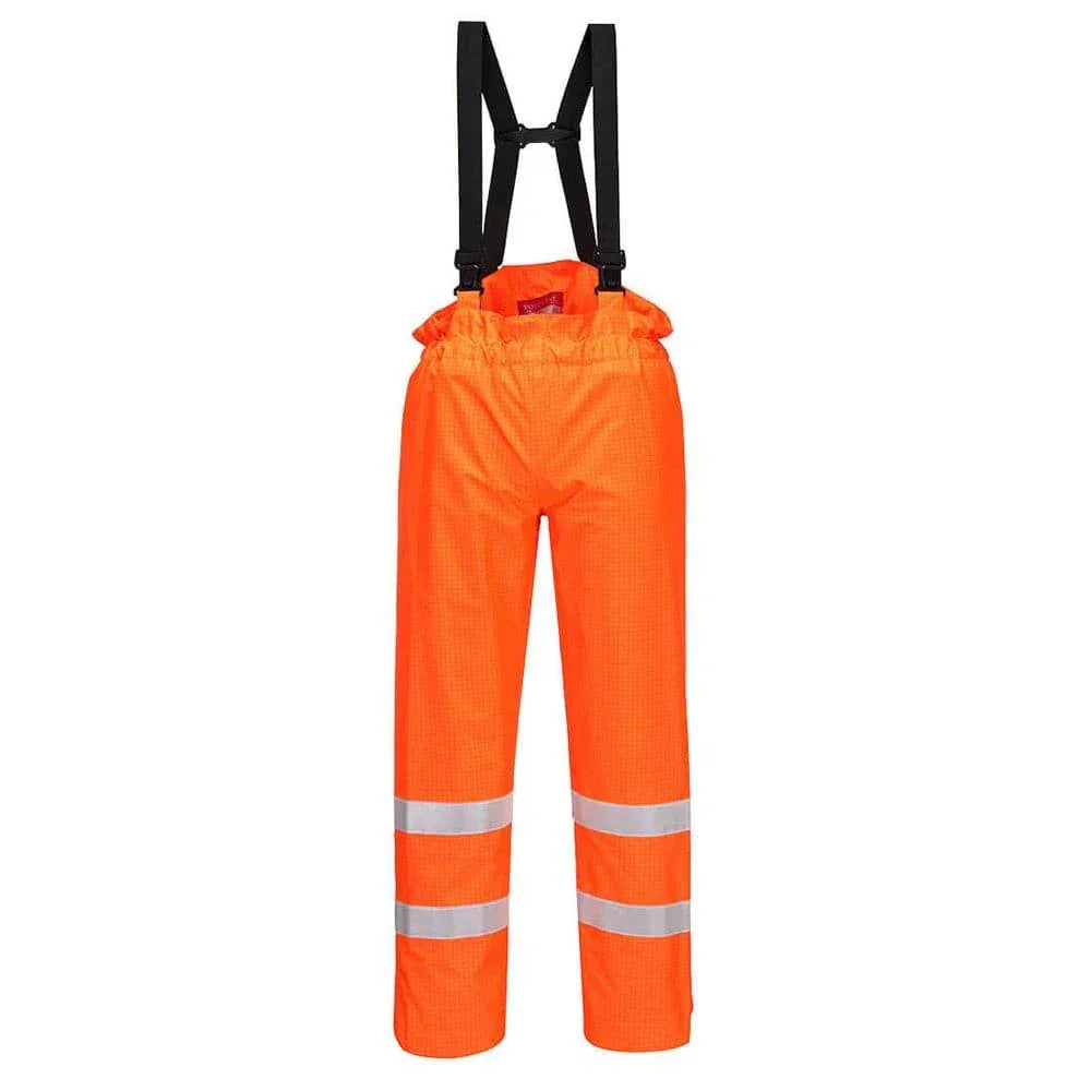 Portwest S780 Bizflame Hi-Vis Unlined Antistatic FR Rain Trousers