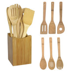 Bamboo Kitchen Utensil Set — 6 Piece