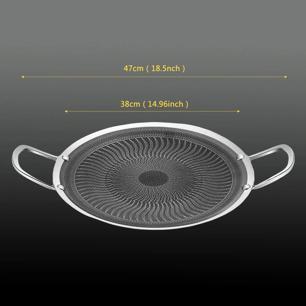 Stainless Steel BBQ Grill Pan