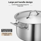 Stainless Steel Saucepan with Lid - Available sizes: 16cm, 18cm, 20cm, 22cm, 24cm
