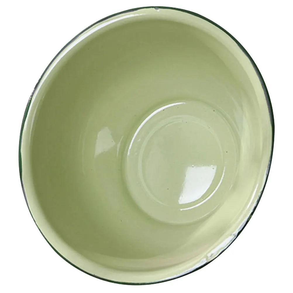 Enamel Mixing Bowl | Salad & Soup Bowl | 3 Sizes | Green