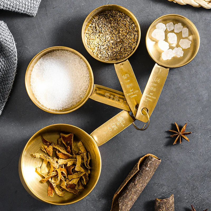 Stainless Steel Measuring Spoon & Cup Set