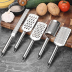 Stainless Steel Kitchen Grater, Zester & Peeler – Available in Different Sizes and Shapes